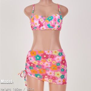 3 piece bikini swimsuit